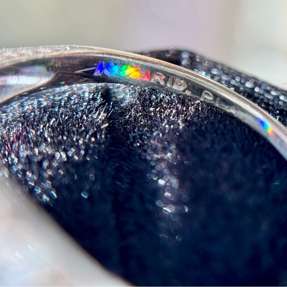 Art Deco Platinum Diamond Emerald Engagement Ring - Picture 8 of 17